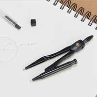 black metal drafting compass set math geometry tools for circles school supplies for student stationery set included box
