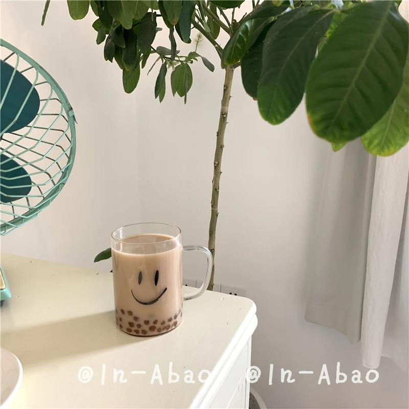 Милая Корейская Стандартная Круглая Простая чашка для воды креативные