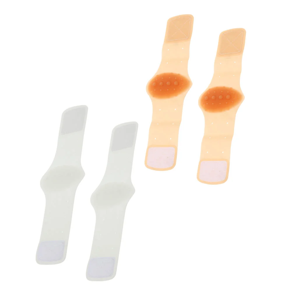 

2 Pairs Arch Support Shoe Inserts Silicone Sleeves for and Men (Assorted Color)