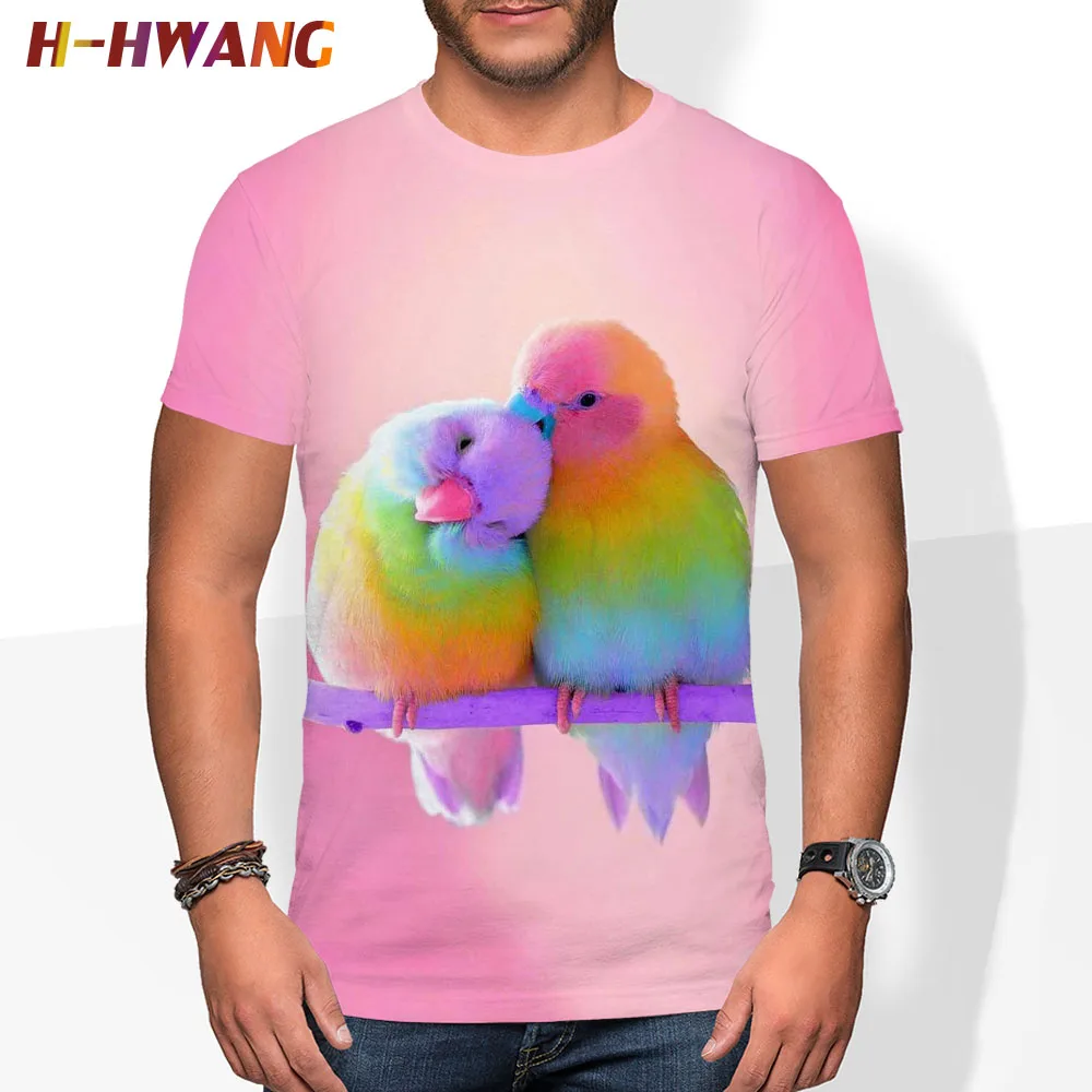 

Bird Animal T-shirt 3d print casual Little bird summer breathable elasticity strong t-shirts high quality tees Funny 2021