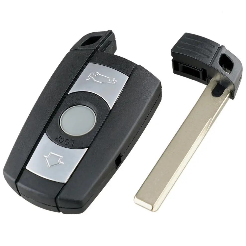 433Mhz 3 Buttons Remote Auto Car Key Fob with PCF7945 Chip KR55WK49127 Fit for BMW 5 Series X1 X6 Z4 E60 E70 E71 E91 E92 CAS3 | Автомобили
