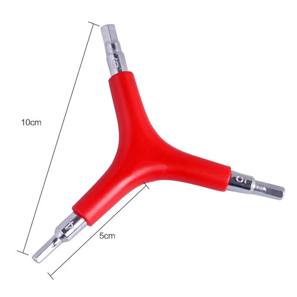 

New Bike Hex Wrench 3 Way Bike Repair Tool Y Type Universal 4/5/6mm Cycling Mountain Bicycle Multifunctional Allen Hex Wrench