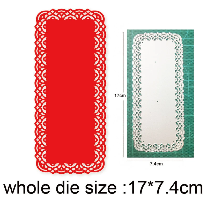 

metal cutting dies cut die mold Rectangle Background Frame decoration Scrapbook paper craft knife mould blade punch stencils