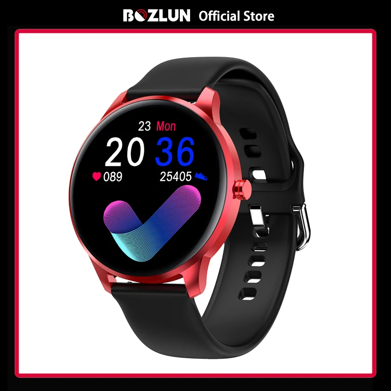 

Bozlun Bluetooth-compatible Smart Watch Heart Rate Blood Pressure Fitness Tracker IP68 Waterproof Music For Android IOS