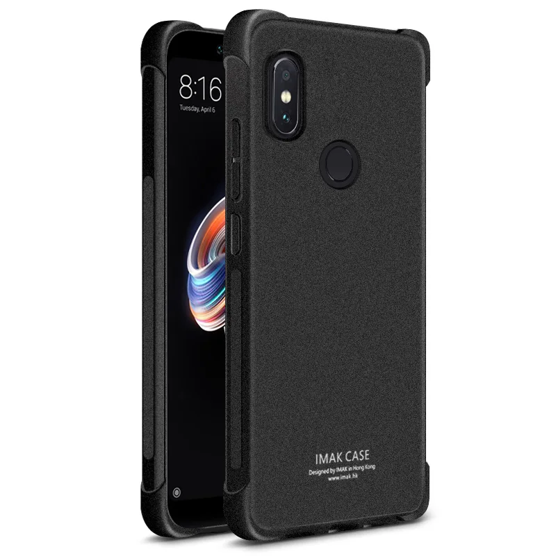 IMAK углы подушка безопасности ударопрочный чехол для Xiaomi Redmi Note 5 Pro Мягкий ТПУ Note5