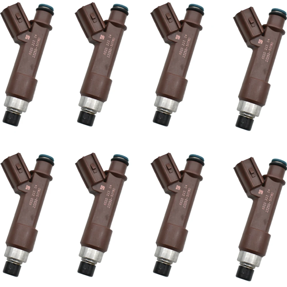 

8PCS 23250-50080 23209-50080 fuel injectors Nozzle for TOYOTA EU/JP/General LAND CRUISER 4.7L 2UZFE 1998~2007