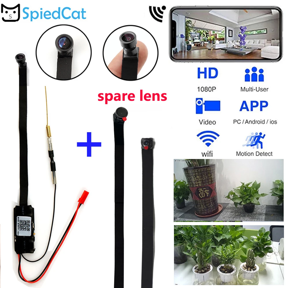 Full HD 1080P Wide Angle Mini Lens Webcam WIFI IP P2P Network Cam DIY Wireless Module Motion Activated Surveillance CCTV Camera |