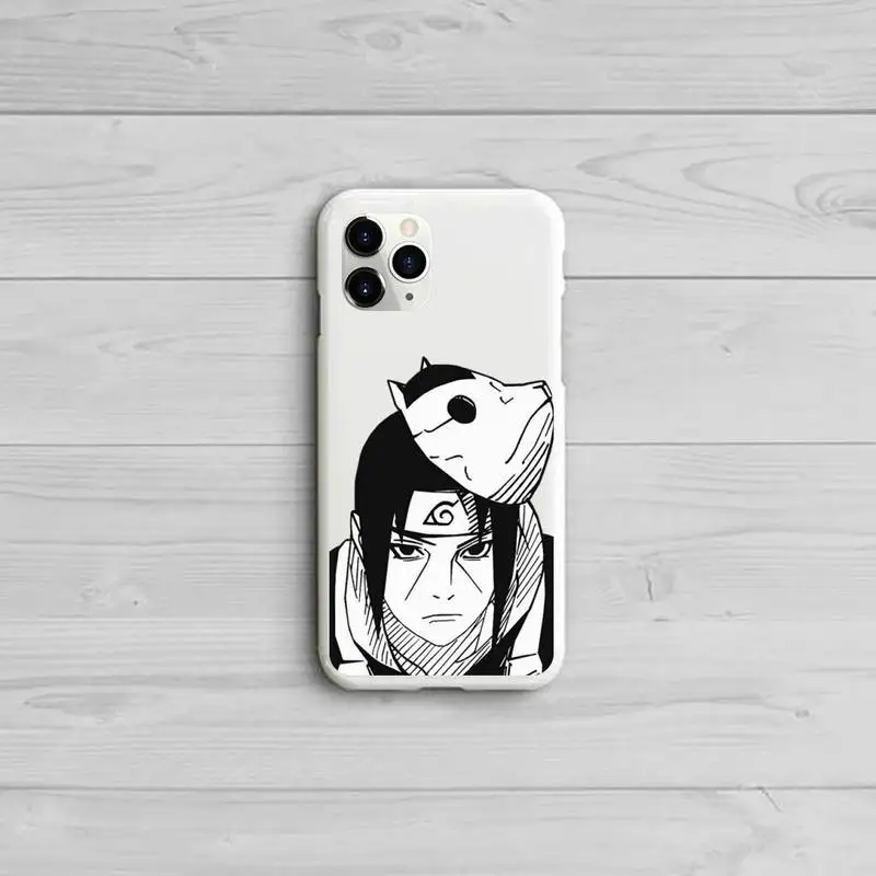 

Anime Naruto fashion cool Phone Case Candy Color for iPhone 11 12 pro XS MAX 8 7 6 6S Plus X 5S SE 2020 XR