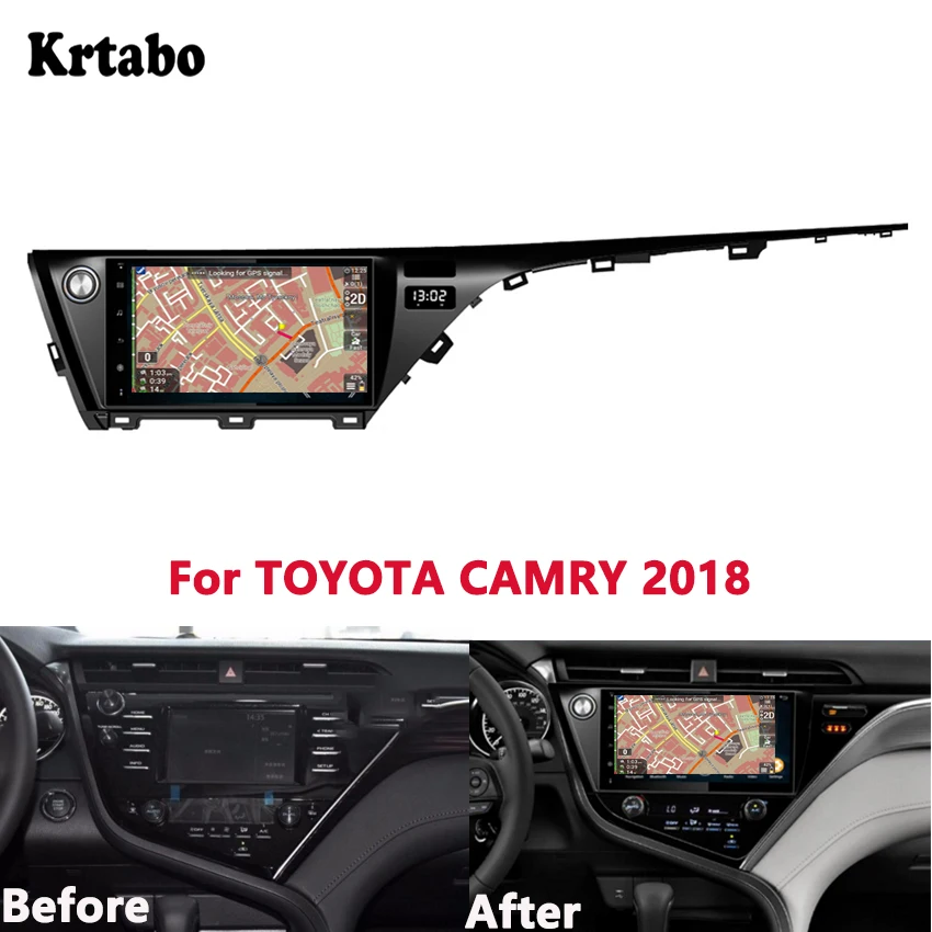 Автомобильный мультимедийный плеер с радио Android 4G RAM для TOYOTA CAMRY 2018 GPS сенсорный