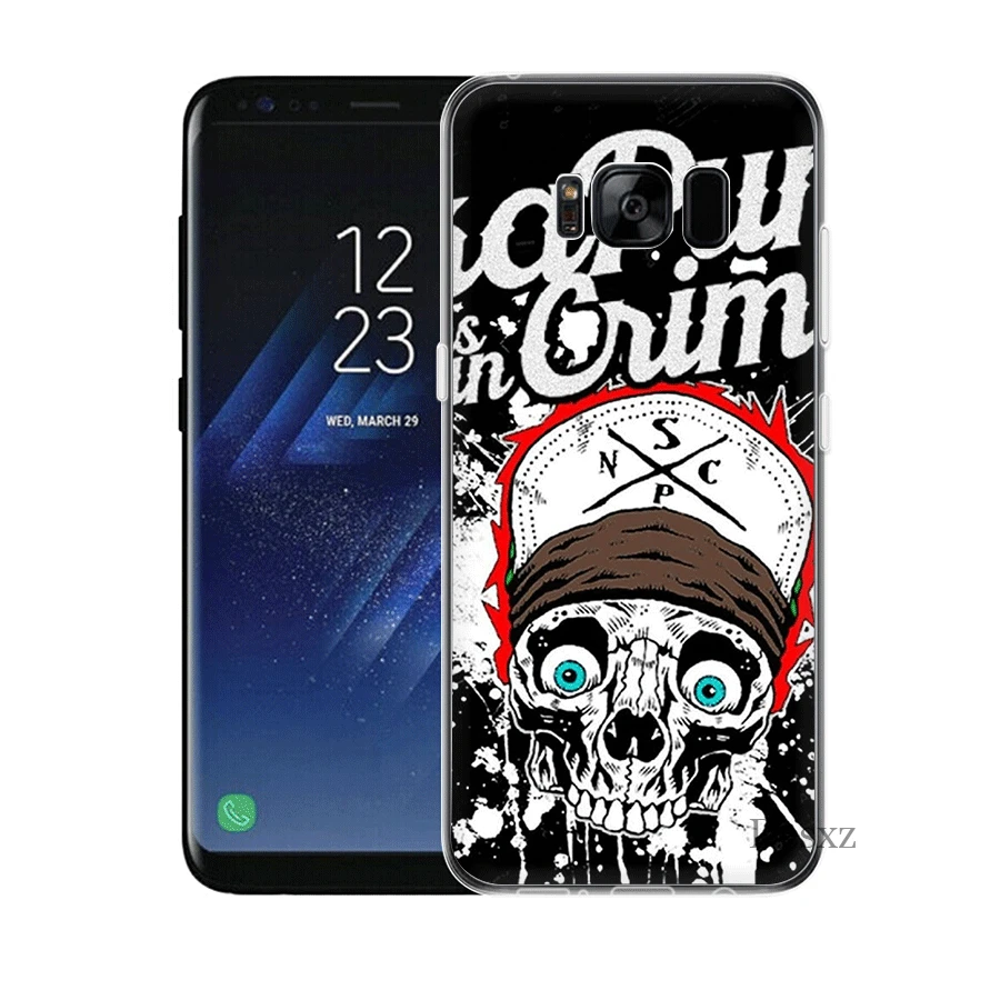 Телефон чехол для Samsung S3 S4 S5 S6 S7 S8 S9 S10E S10Plus Note 8 9 M10 M20 M30 M40 в стиле панк-рок |