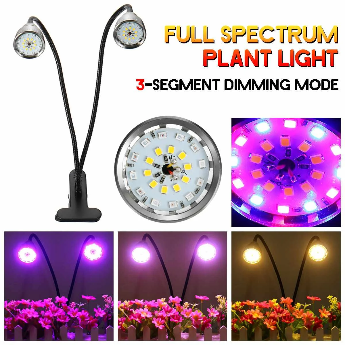 

LED Grow Light USB Phyto Lamp Full Spectrum Fitolamp With Control Phytolamp For Plants Seedlings Flower Home Tent