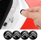 4 шт., ПВХ автомобильные наклейки с логотипом двери, звукоизоляционная лампа для Citroen C4 C1 C2 C3 C5 Berlingo C-Elysee