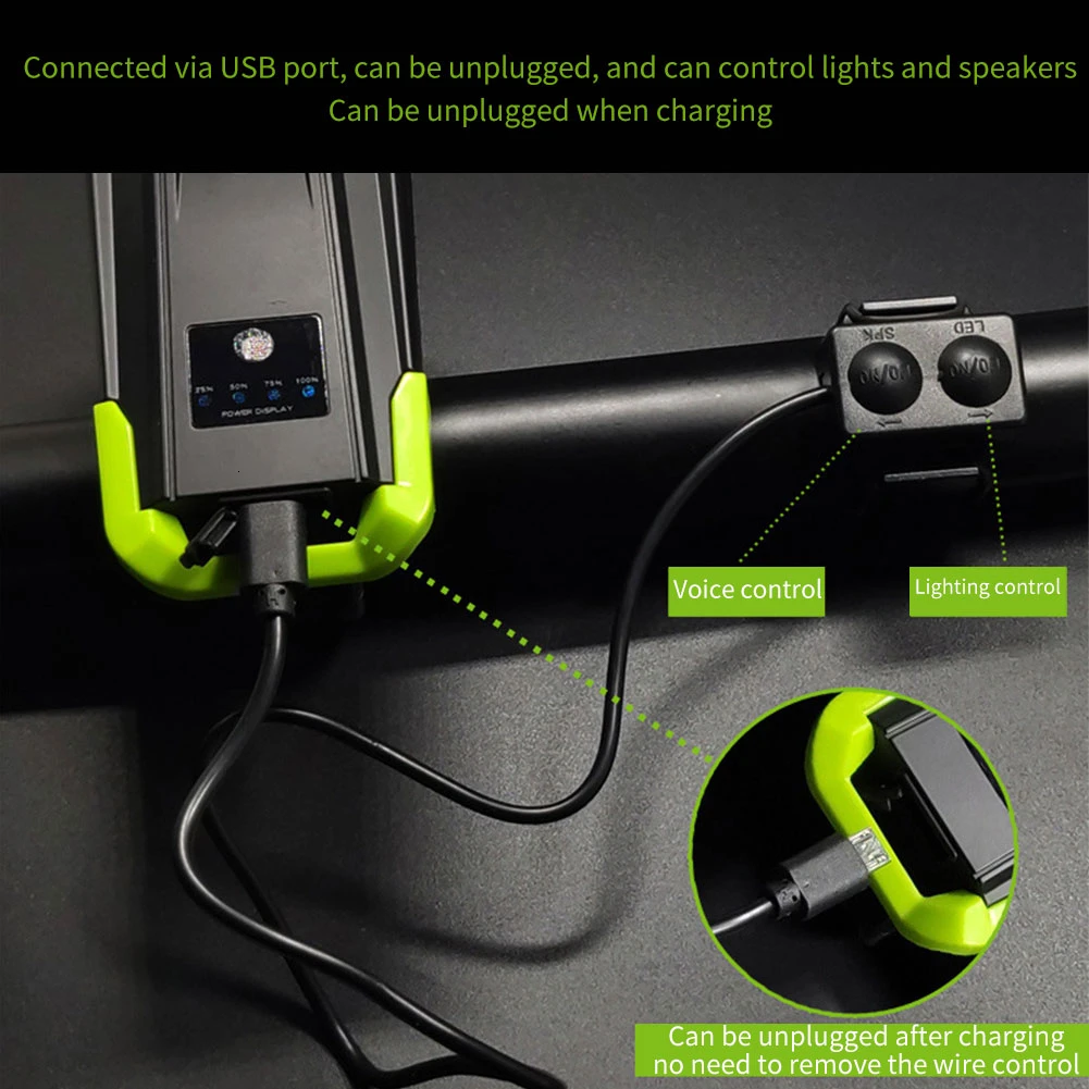 Портативный Точечный светильник s для велосипеда индукционный передний зарядка