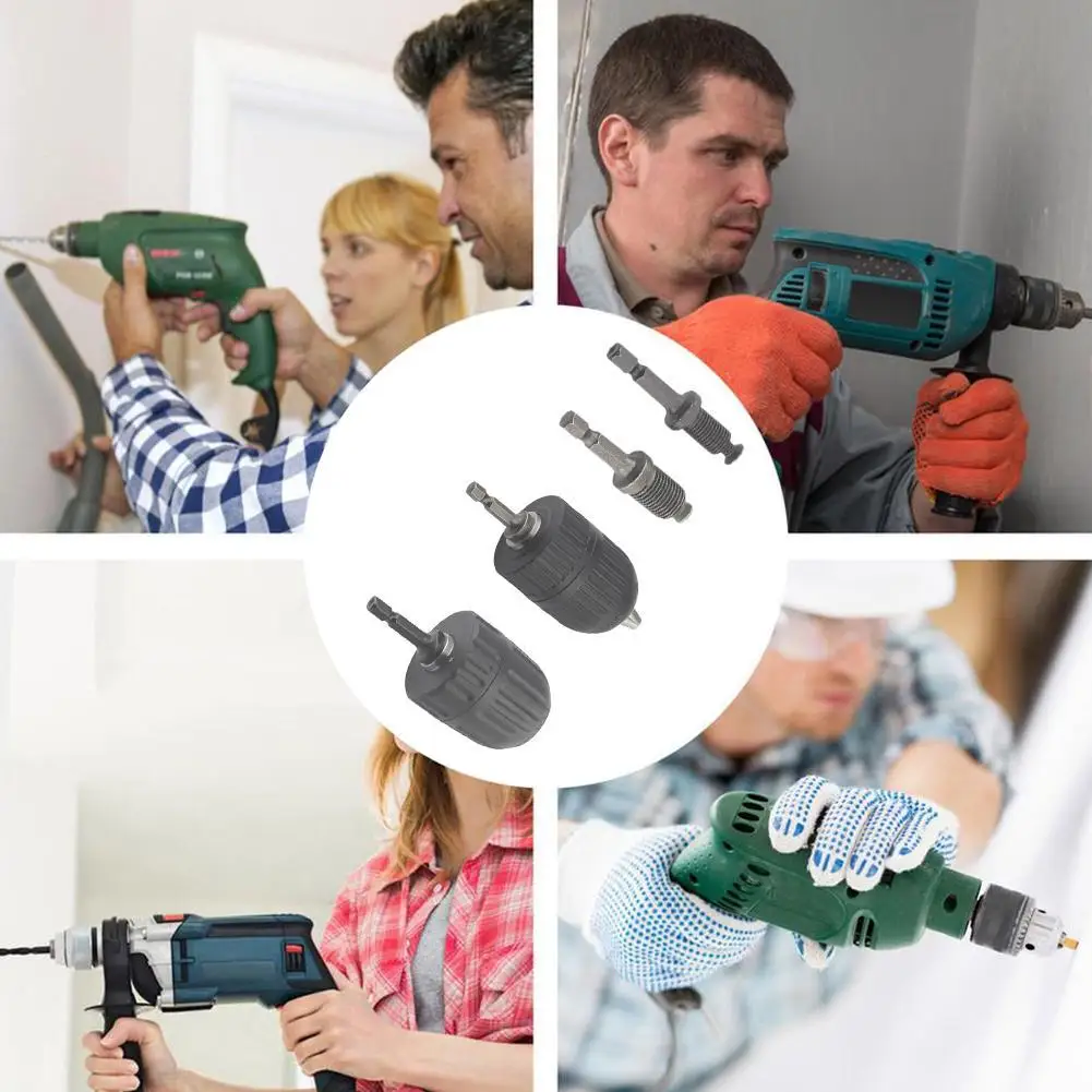 Фрезы для дрели зажимы безключевые патроны втулки шестигранный хвостовик