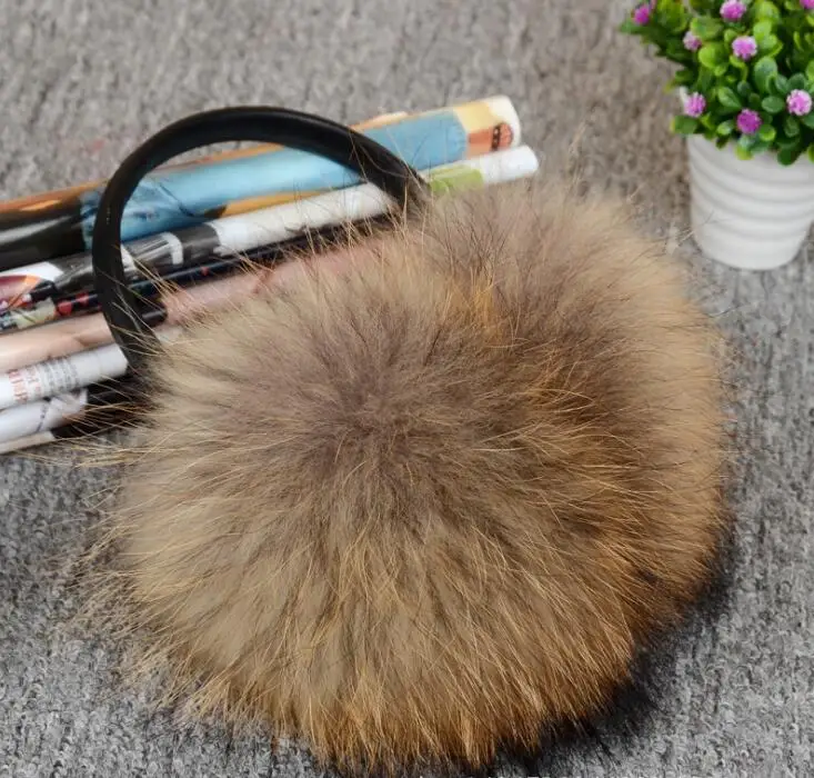 Женские теплые зимние наушники из натурального Лисьего меха 6 цветов|fur earmuffs|earmuffs