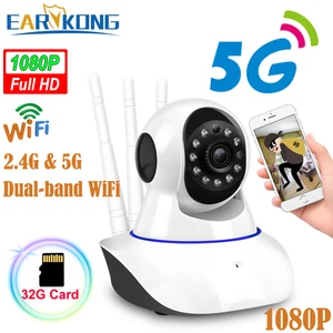 1080p hd ip camera wifi wireless security alarm camera shaking head support android ios app 2 years warranty home security alarm free global shipping