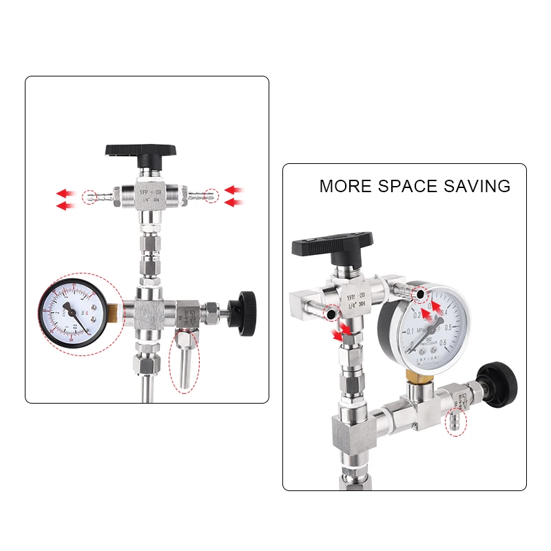 Наполнитель для пивных бутылок с манометром Co2 пистолет обратным давлением