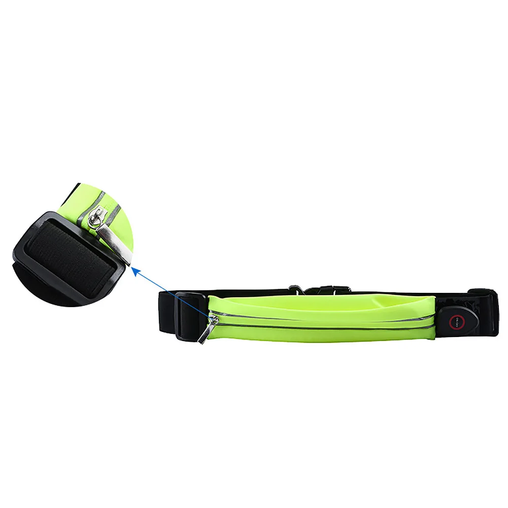 Поясная Сумка унисекс USB Led Shine Упражнение карманы водонепроницаемый мешок ночной