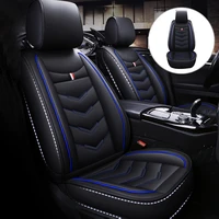 luxury leather car seat cover for honda odyssey pilot vezel stream shuttle urv inspier xrv 5seats automobile seat cushion cover