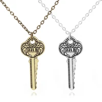 lucky film and television character logo key mens retro pendant necklace love woman mother girl gift wedding blessing jewelry