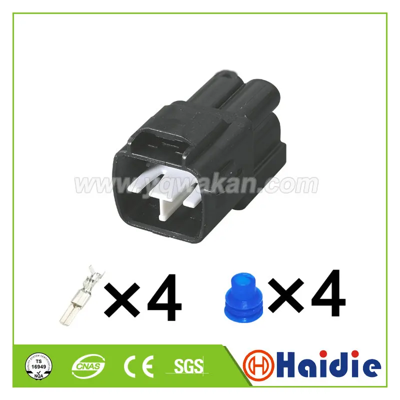 

Бесплатная доставка, 2 комплекта, 4-контактный Водонепроницаемый женский автомобильный Электрический проводной разъем, автомобильный корп...