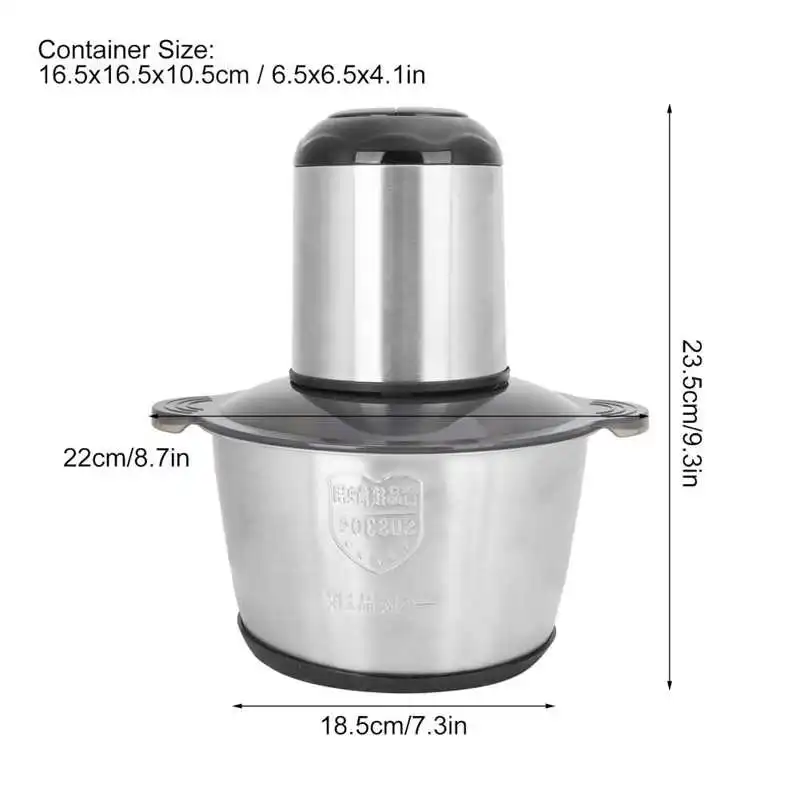 

Meat Grinder Electric Multi Function Semi Automatic Meat Grinder Stainless Steel Food Processor US 110V Meat Mincer