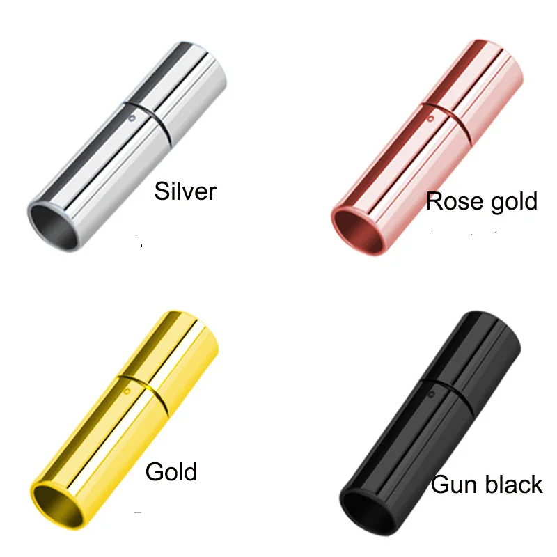 Сделай Сам из нержавеющей стали Пряжка для риса кожаная веревка пряжки ожерелье