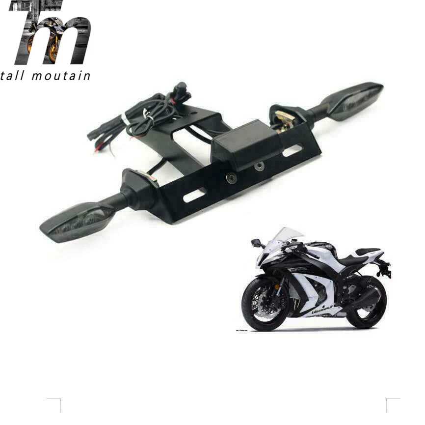 Светодиодный светильник для KAWASAKI 09 18 Tail Tidy Fender Eliminator поворотный сигнал держатель