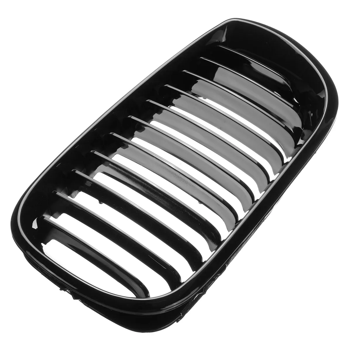 2 шт. автомобильная глянцевая черная Передняя ножка для гонок гриль BMW E46 LCI 4D 325i