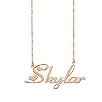 skylar nameplate custom name necklace gold for women girls best friends birthday wedding christmas mother days gift