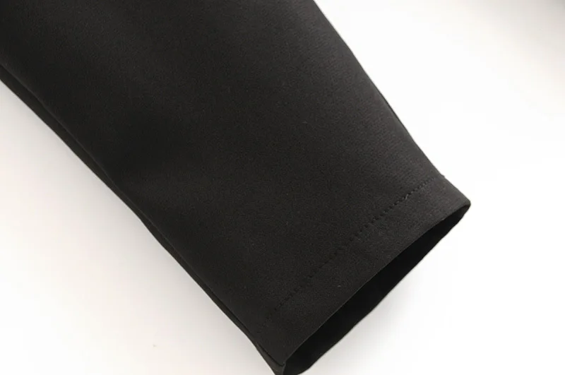 

black suit pants woman high waist pants sashes pockets office pants fashion autumn middle aged women bottoms