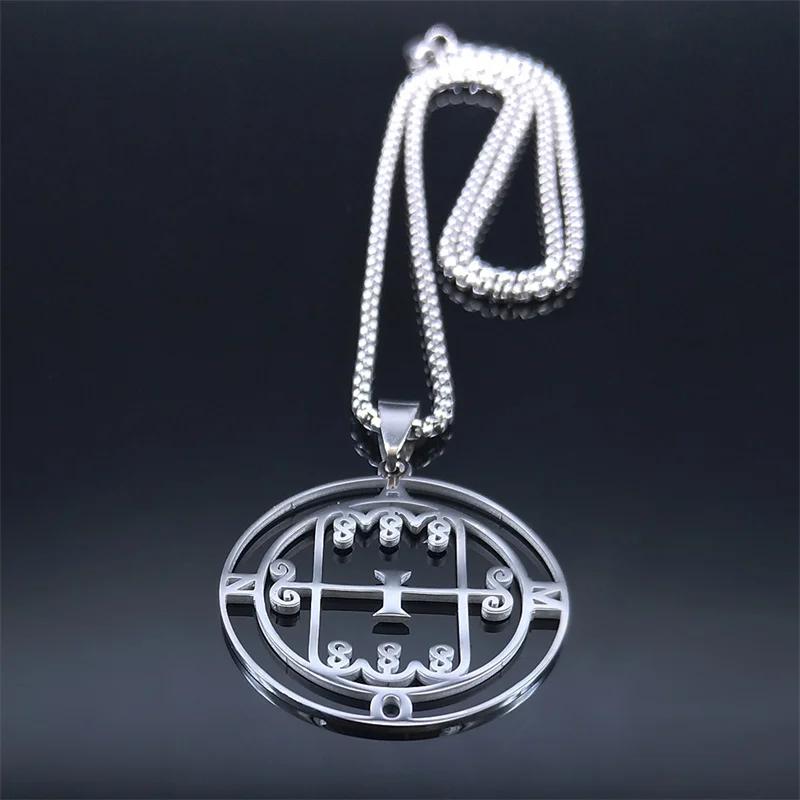 Коллекция 2022 года ожерелья Paimon sceal Sigil of Amon Seal сатана из нержавеющей стали