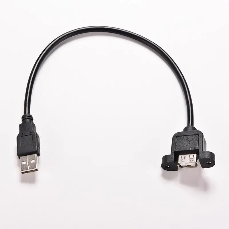 2 шт. 30 см USB 0 Папа папа USB2.0 Женский удлинитель формованные Панель крепление