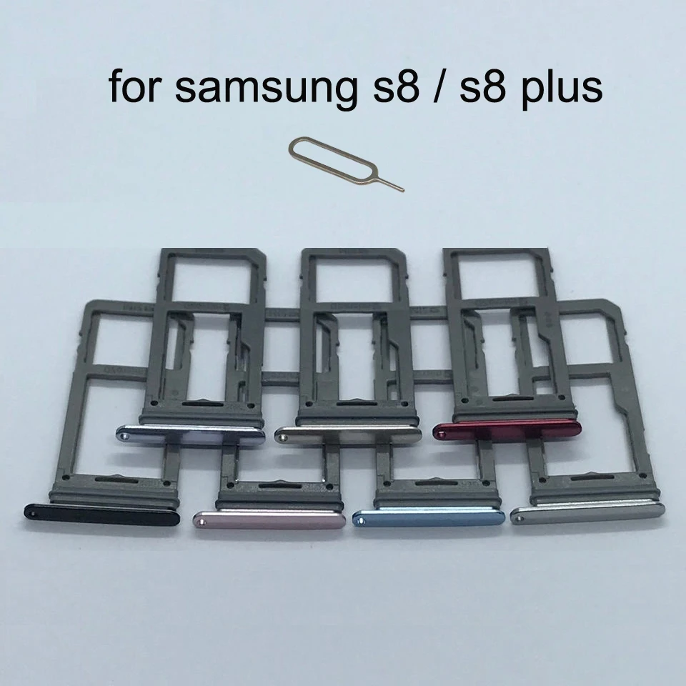 

Cartao sim e adaptador para samsung galaxy, s8, g950, g950f, s8 plus, g955, g955f, micro sd porta bandeja