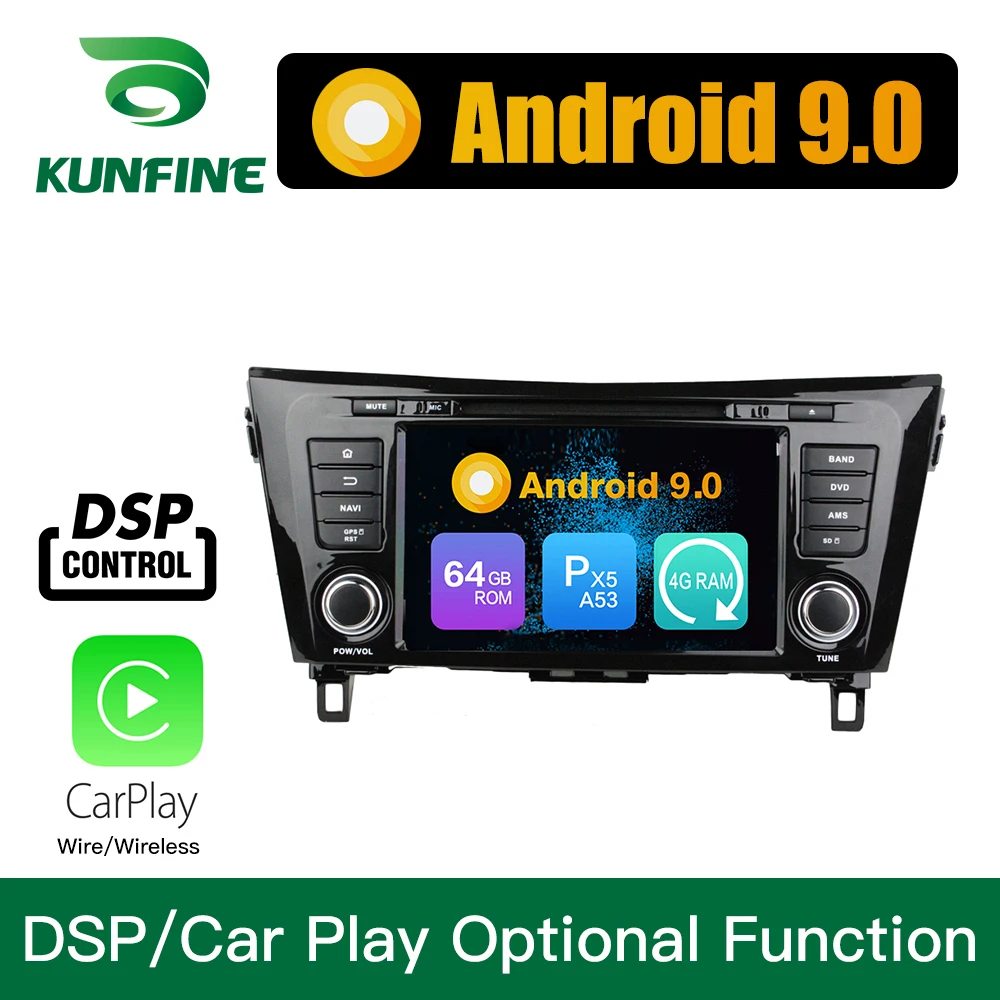 Android 9 0 Восьмиядерный 4 Гб RAM 64 ROM автомобильный DVD GPS навигация мультимедийный