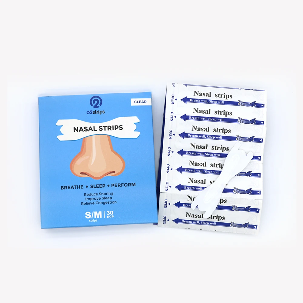 

5Box/150Pcs Stop Snoring Clear Nasal Strips To Not Snore Better Nose Breathe Have a Relax Sleep Size（66x19mm） Anti-snoring Patch
