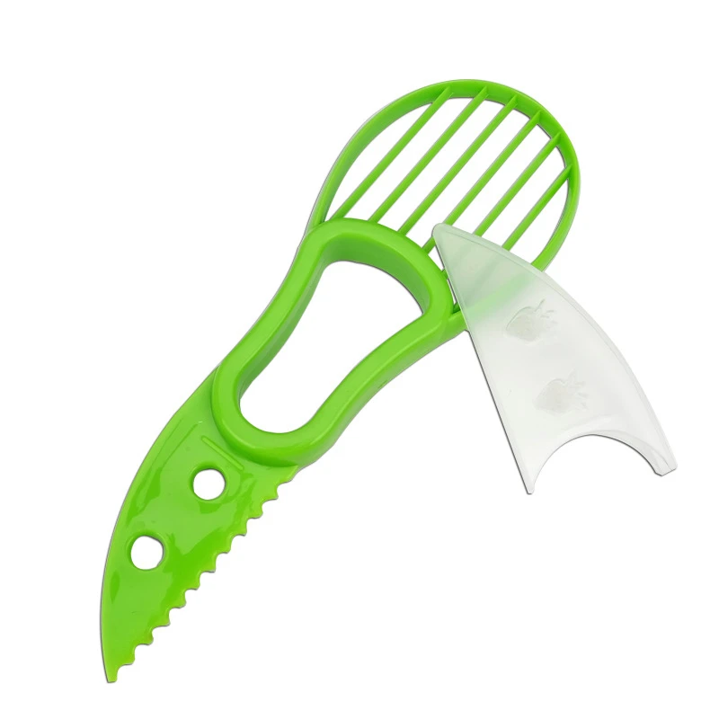 1Pc 3 In 1 Avocado Fruit Vegetable Cutter Plastic Shea Corer Butter Peeler Cooking Appliances Kitchen Gadget Tools Accessories