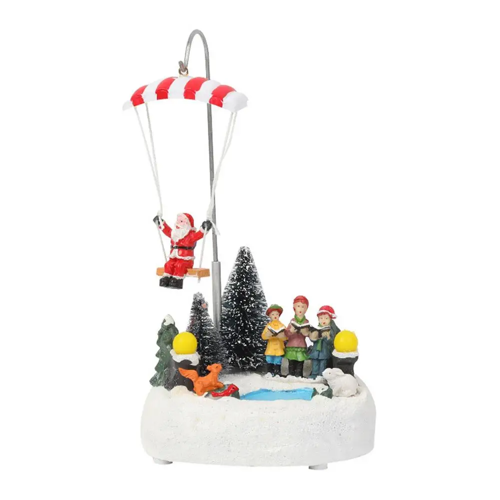 

Christmas Village House Christmas-Themed Lighted Music Snow Village Perfect Addition To Your Christmas Indoor Decorations And