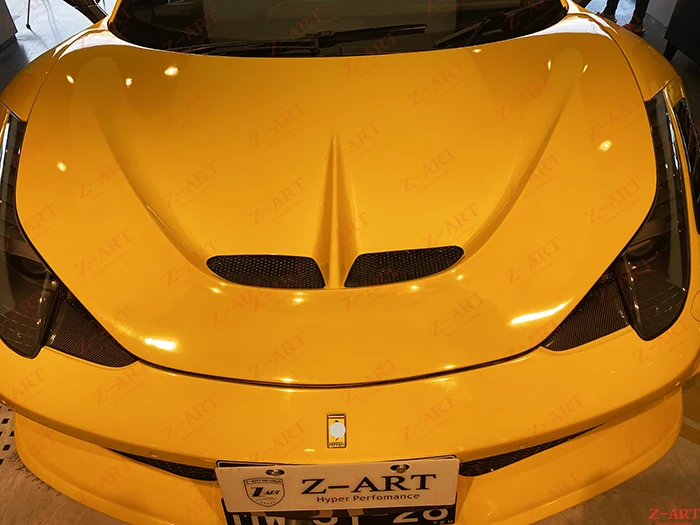 Z ART SC передний бампер и передняя крышка багажника для 458 Модифицированная тюнинг