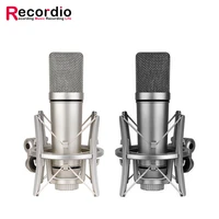 gam u87 25mm capsules studio sound recording condenser microphone with microphone shock mount