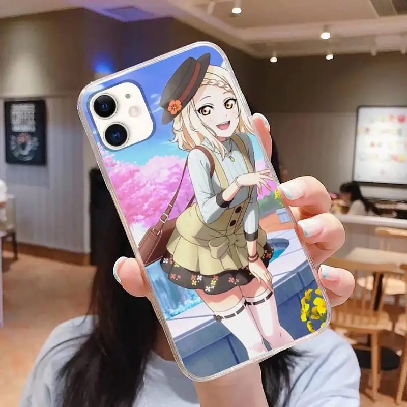 

Love Live School Idol Phone Case For Iphone 5 SE 2020 6 6s 7 8 plus X Xr XS 11 12 Mini Pro Max Transparent Fundas Cover