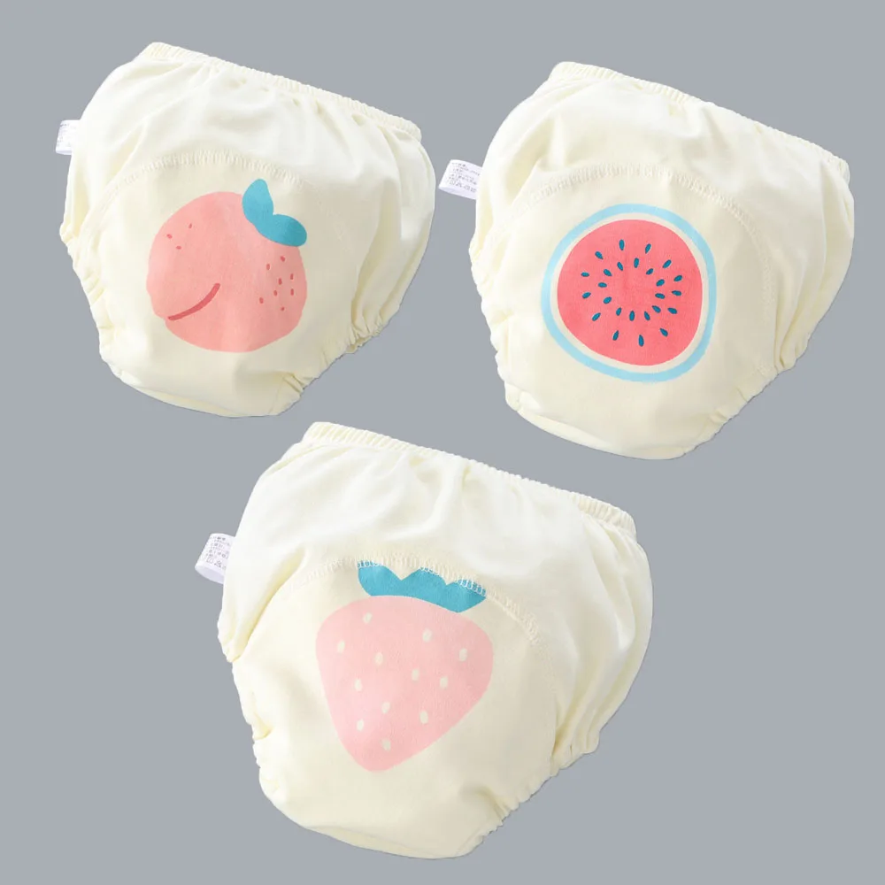 

3-piece 6-layer baby training pants/leather panties/baby shorts boys and girls diapers cotton diapers underwear washable