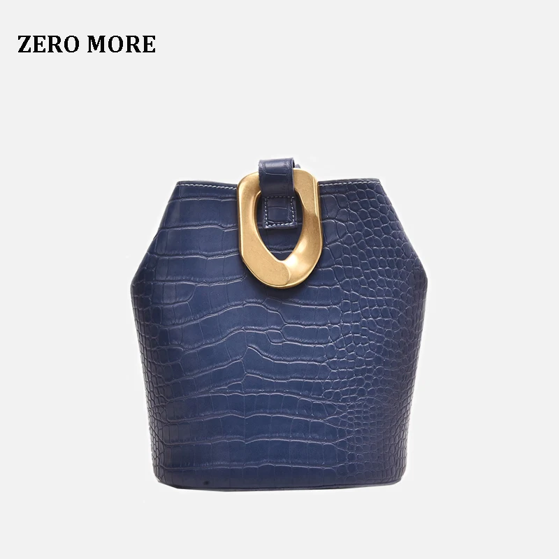 Осень Зима 2019 крокодиловый узор из искусственной кожи сумка через плечо для