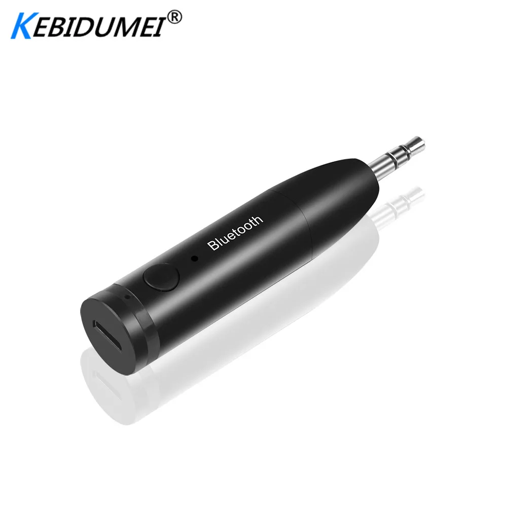Автомобильный музыкальный ресивер Kebidumei Bluetooth 5 0 в AUX 3 мм аудио для звонков