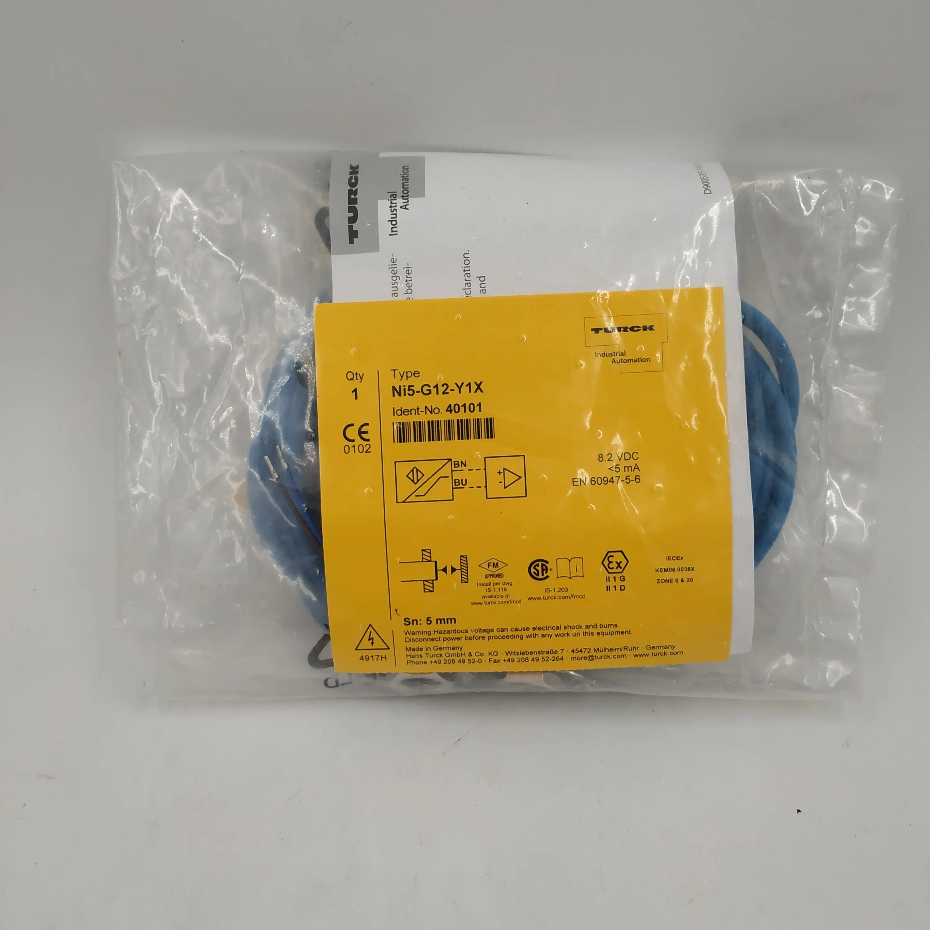 

2019 original new proximity switch Authorised distributor with large inventory fast delivery 100% genuine NI5-G12-Y1X