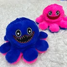 Huggy Wuggy двухсторонняя плюшевая игрушка с откидной крышкой, игровой персонаж, Мак, игрушка, плюшевая кукла, ужас, Детские переворачивающиеся мягкие игрушки, подарок