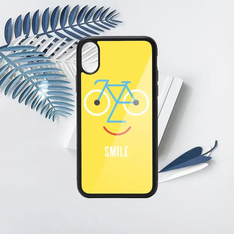 

bicycle exercise ride a bike art Phone Case PC for iPhone 11 12 pro XS MAX 8 7 6 6S Plus X 5S SE 2020 XR