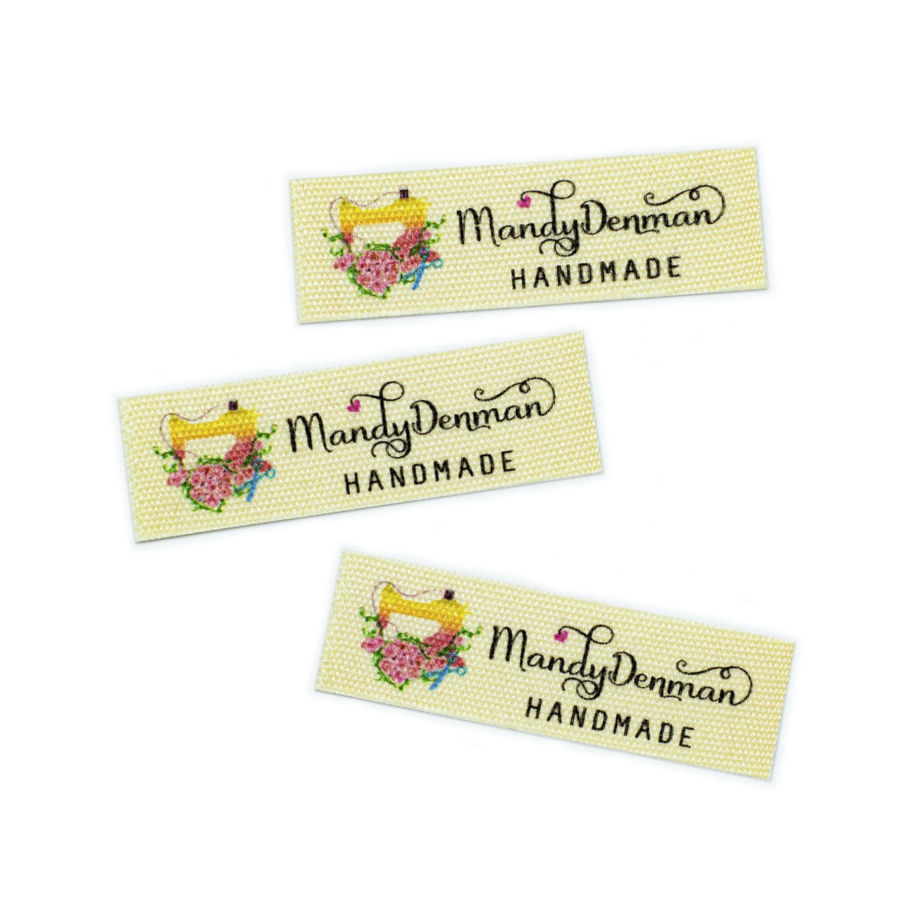

120 pieces Ironing Labels, Logo or Text, Personalized Brand , Clothing Labels, Custom Design, Fabric tags(YT341)