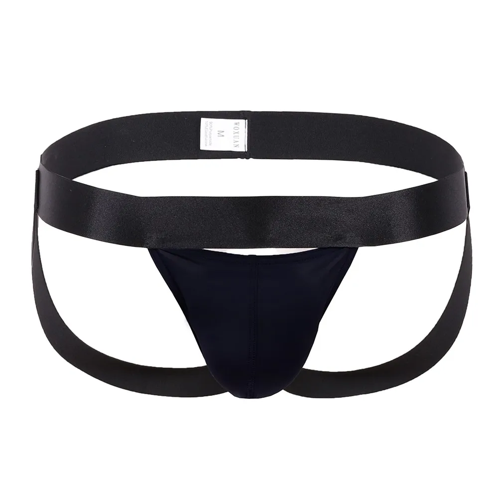 

Ice Silk Briefs Lingerie Men Panties Sexy String T-Back Thong Underpants