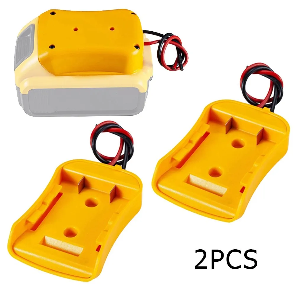 

1/2Pcs Battery Adapter For Dewalt 20V Lithiumion Battery 18V Dock Power Connector 12 Gauge Robotics Wires Connector Conversion